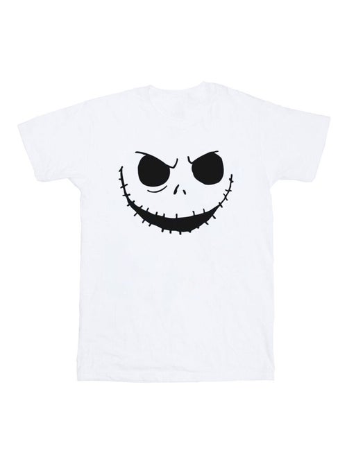 Disney - T-shirt NIGHTMARE BEFORE CHRISTMAS JACK'S FACE - Kiabi