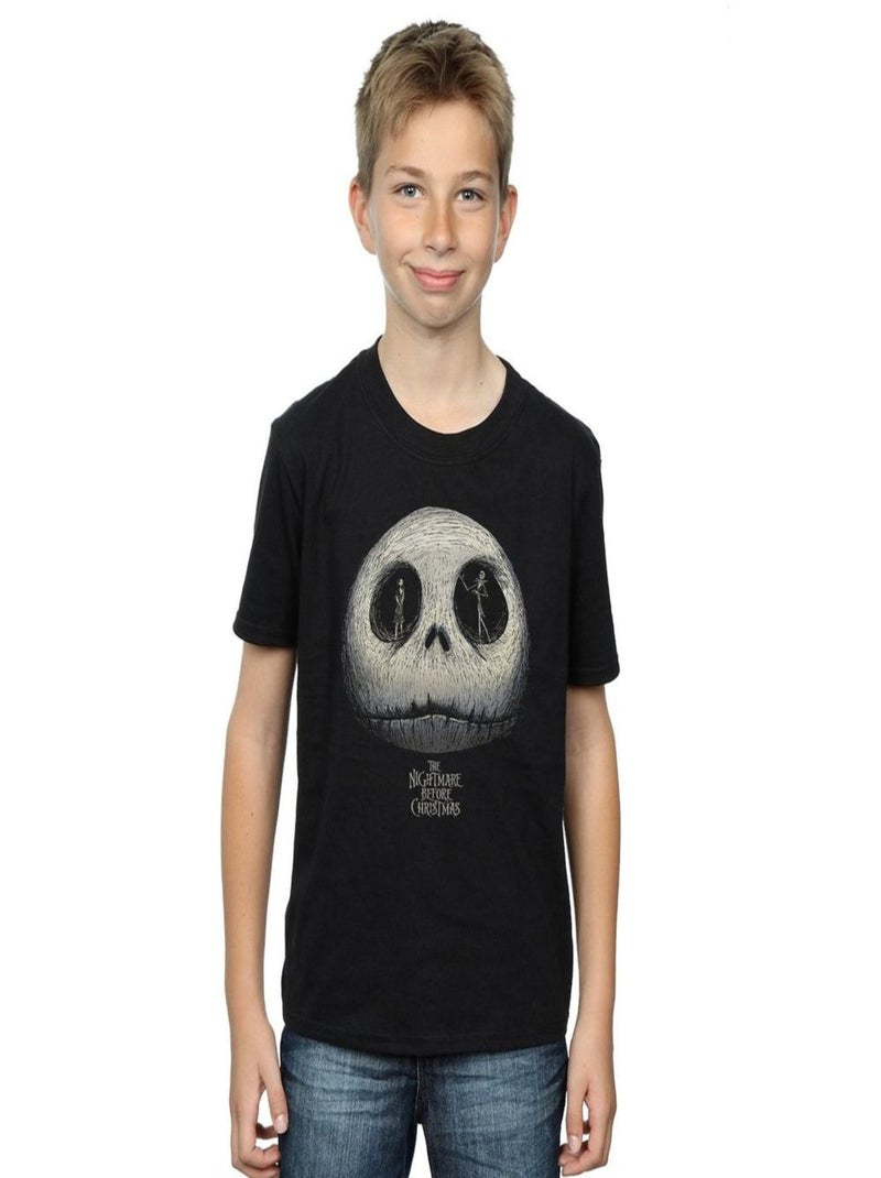 Disney - T-shirt NIGHTMARE BEFORE CHRISTMAS JACK'S Noir - Kiabi