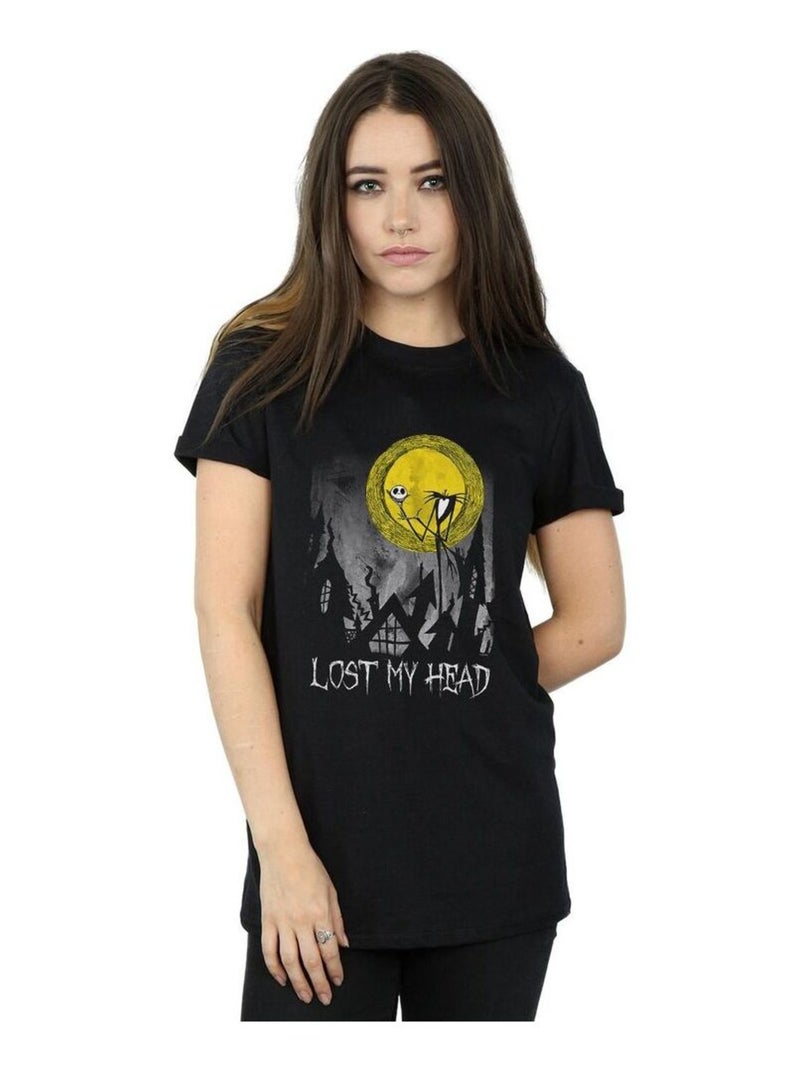 Disney - T-shirt NIGHTMARE BEFORE CHRISTMAS LOST MY HEAD Noir - Kiabi