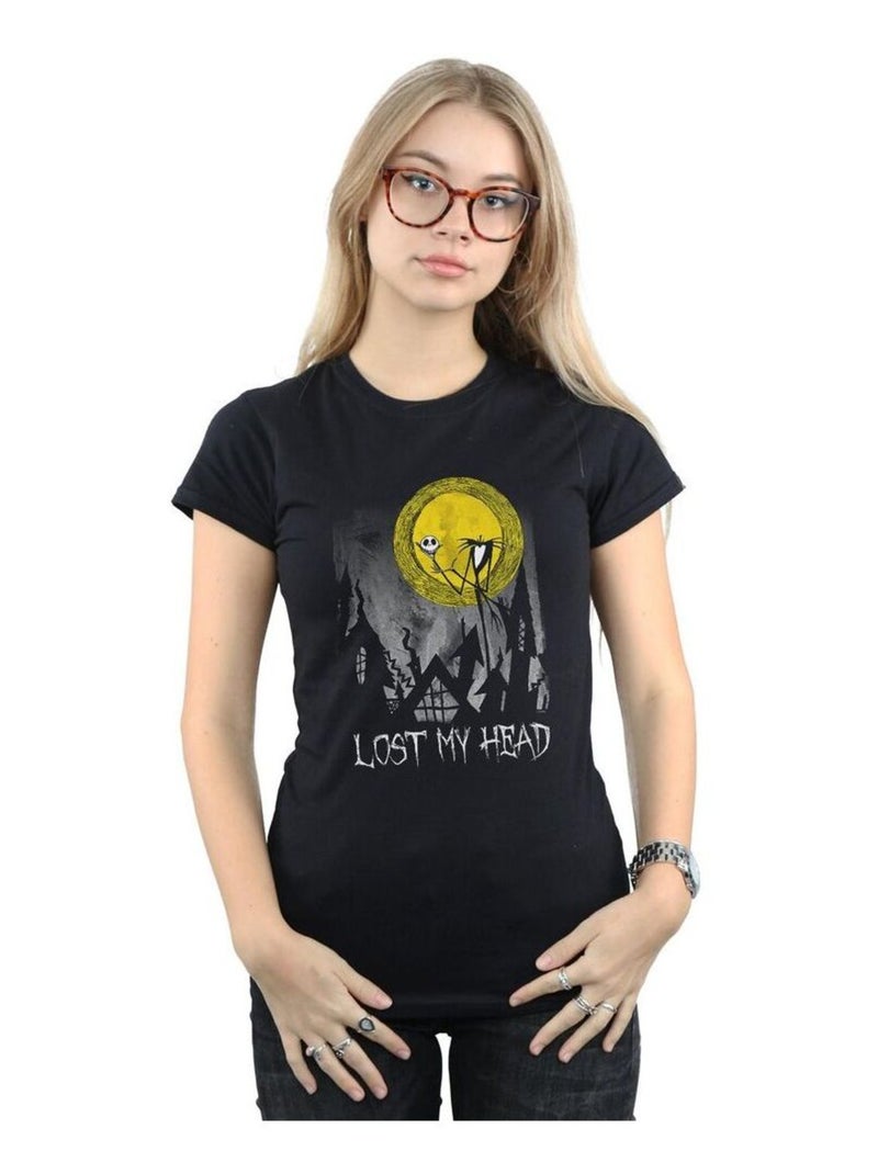 Disney - T-shirt NIGHTMARE BEFORE CHRISTMAS LOST MY HEAD Noir - Kiabi