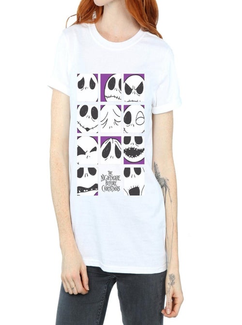Disney - T-shirt NIGHTMARE BEFORE CHRISTMAS MANY FACES OF JACK - Kiabi Disney - T-shirt NIGHTMARE BEFORE CHRISTMAS MANY FACES OF JACK - Kiabi