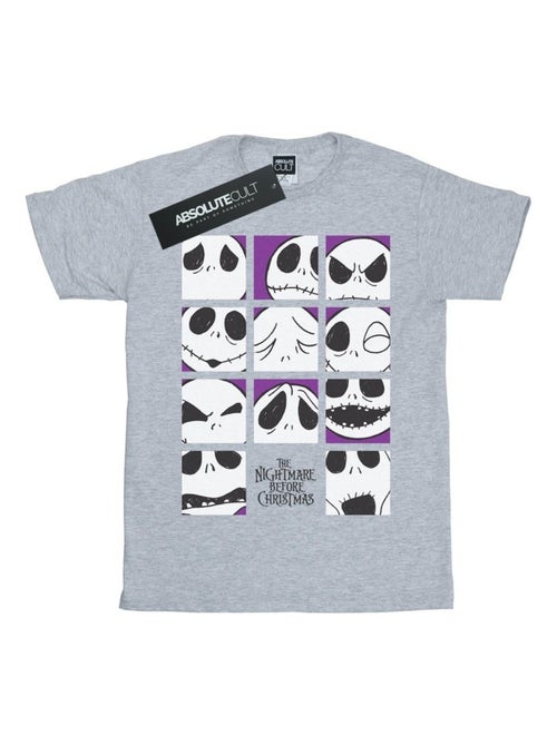 Disney - T-shirt NIGHTMARE BEFORE CHRISTMAS MANY FACES OF JACK - Kiabi Disney - T-shirt NIGHTMARE BEFORE CHRISTMAS MANY FACES OF JACK - Kiabi