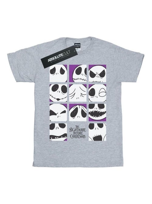 Disney - T-shirt NIGHTMARE BEFORE CHRISTMAS MANY FACES OF JACK - Kiabi