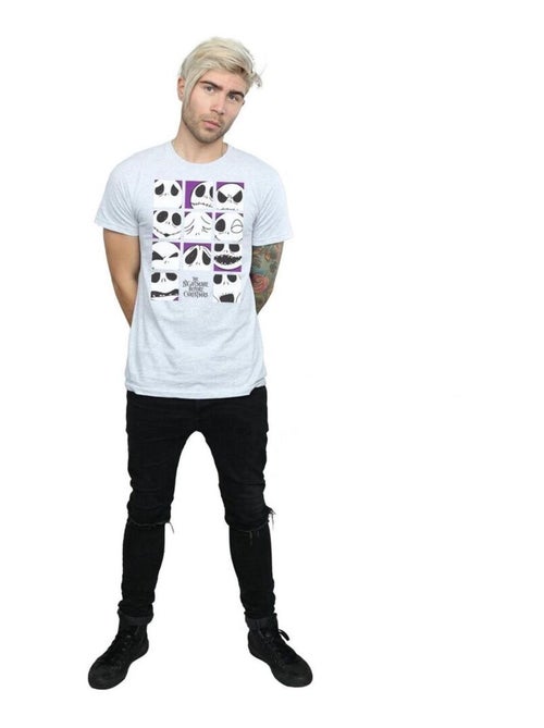 Disney - T-shirt NIGHTMARE BEFORE CHRISTMAS MANY FACES OF JACK - Kiabi
