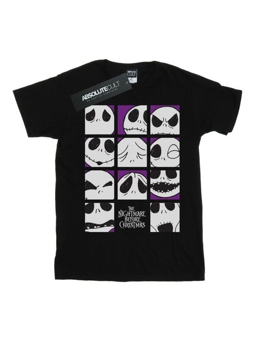 Disney - T-shirt NIGHTMARE BEFORE CHRISTMAS MANY FACES OF JACK - Kiabi Disney - T-shirt NIGHTMARE BEFORE CHRISTMAS MANY FACES OF JACK - Kiabi