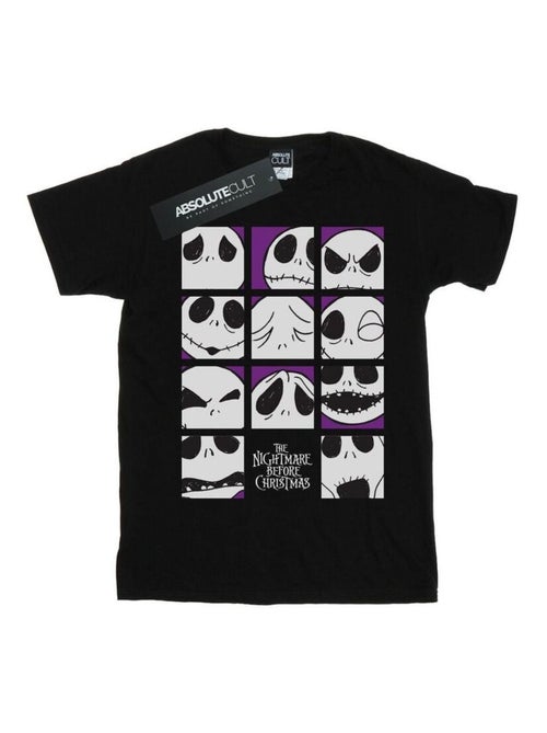 Disney - T-shirt NIGHTMARE BEFORE CHRISTMAS MANY FACES OF JACK - Kiabi