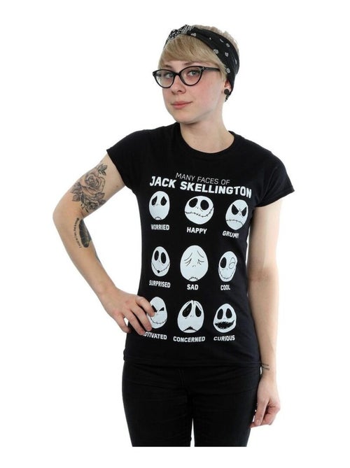Disney - T-shirt NIGHTMARE BEFORE CHRISTMAS MANY FACES OF JACK - Kiabi