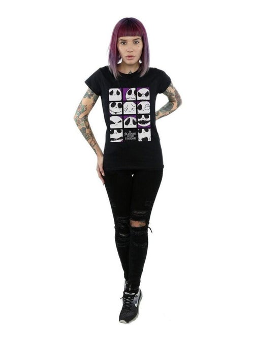 Disney - T-shirt NIGHTMARE BEFORE CHRISTMAS MANY FACES OF JACK - Kiabi Disney - T-shirt NIGHTMARE BEFORE CHRISTMAS MANY FACES OF JACK - Kiabi