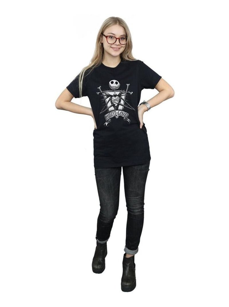 Disney - T-shirt NIGHTMARE BEFORE CHRISTMAS MISFIT Noir - Kiabi
