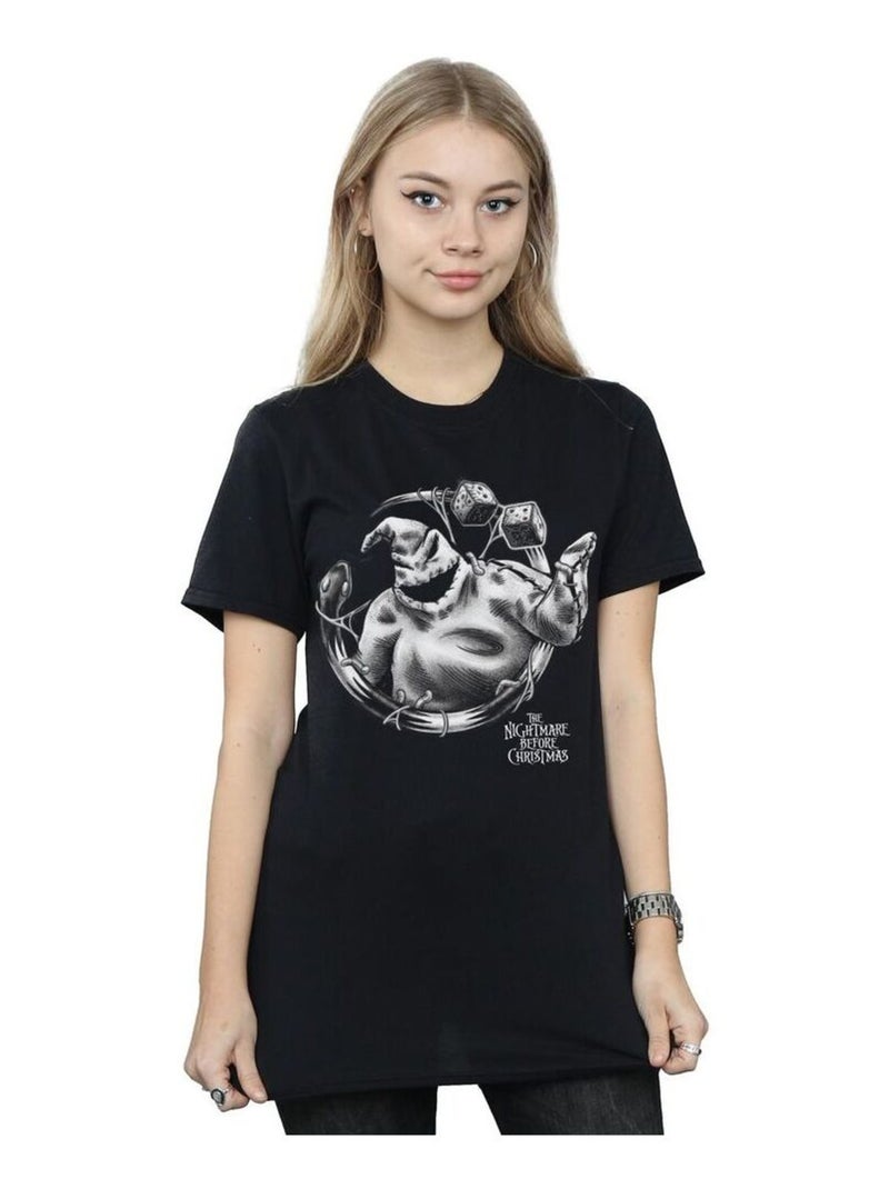 Disney - T-shirt NIGHTMARE BEFORE CHRISTMAS Noir - Kiabi