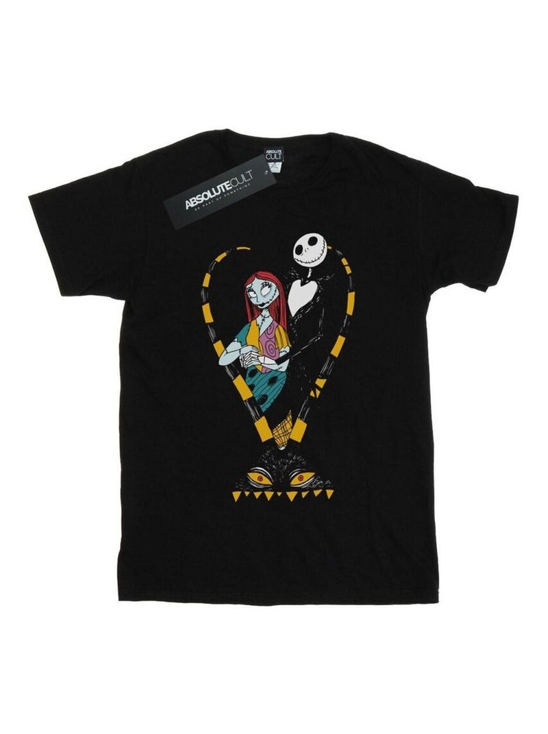 Disney - T-shirt NIGHTMARE BEFORE CHRISTMAS Noir - Kiabi