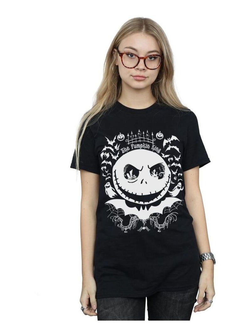 Disney - T-shirt NIGHTMARE BEFORE CHRISTMAS Noir - Kiabi