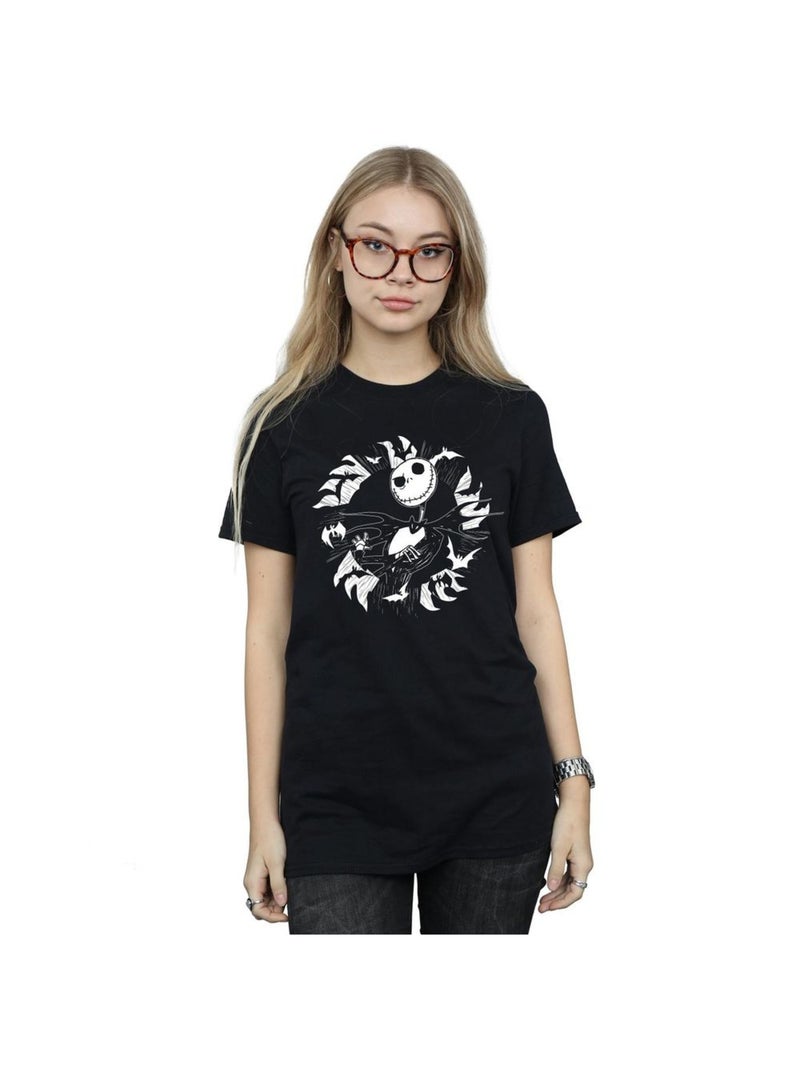 Disney - T-shirt NIGHTMARE BEFORE CHRISTMAS Noir - Kiabi