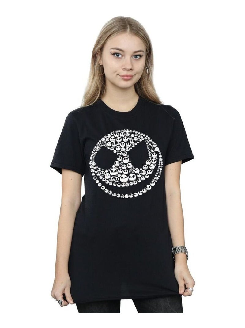 Disney - T-shirt NIGHTMARE BEFORE CHRISTMAS Noir - Kiabi