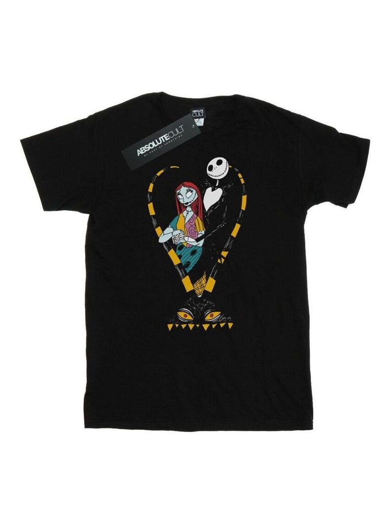 Disney - T-shirt NIGHTMARE BEFORE CHRISTMAS Noir - Kiabi