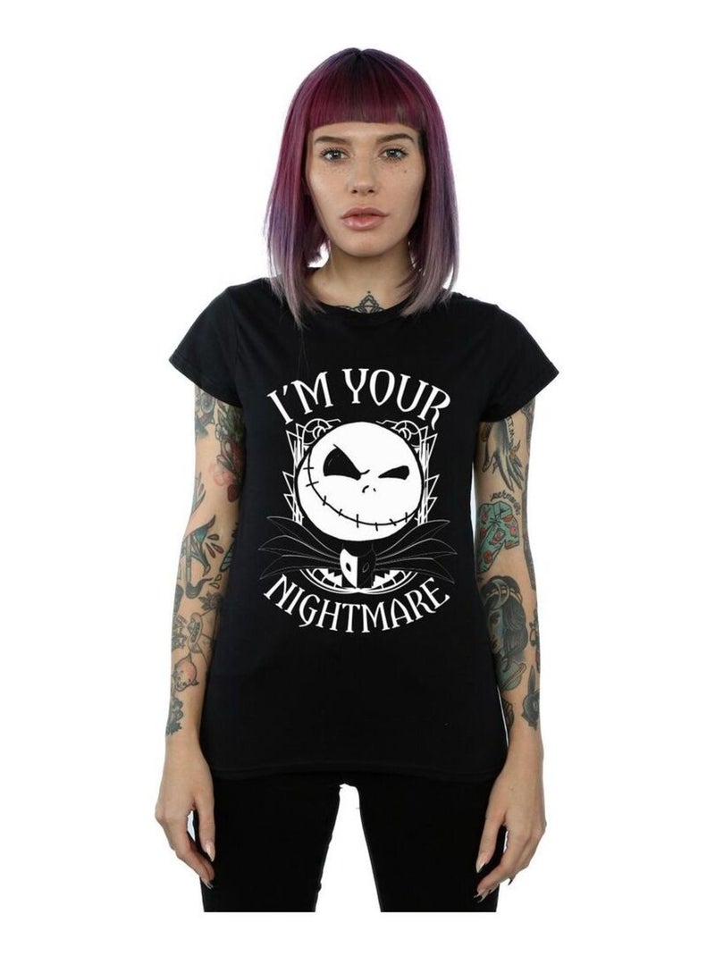 Disney - T-shirt NIGHTMARE BEFORE CHRISTMAS Noir - Kiabi