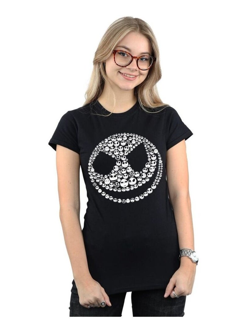 Disney - T-shirt NIGHTMARE BEFORE CHRISTMAS Noir - Kiabi