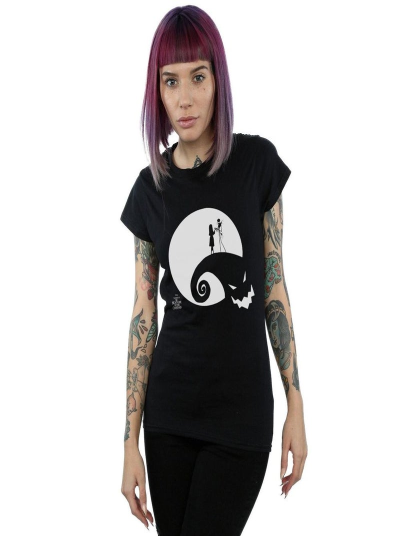 Disney - T-shirt NIGHTMARE BEFORE CHRISTMAS Noir - Kiabi