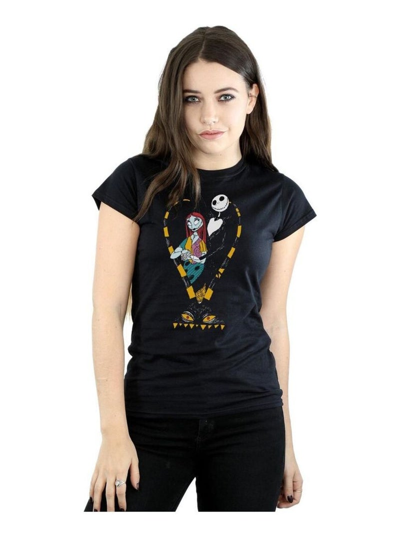 Disney - T-shirt NIGHTMARE BEFORE CHRISTMAS Noir - Kiabi