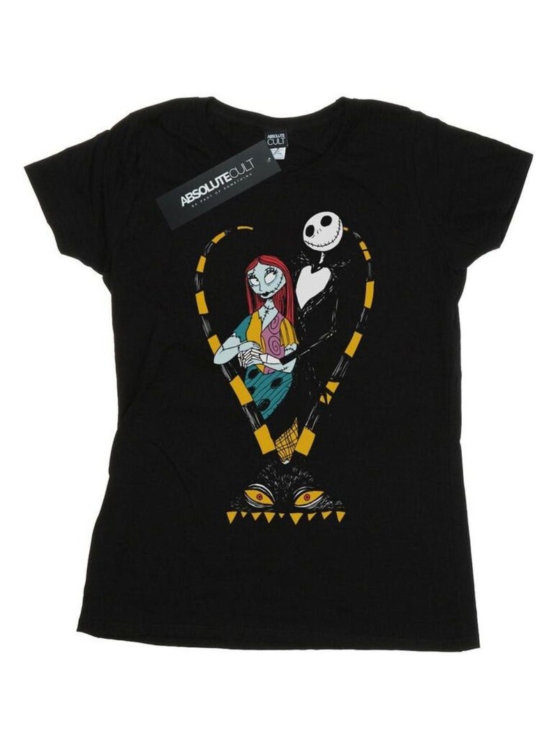 Disney - T-shirt NIGHTMARE BEFORE CHRISTMAS Noir - Kiabi