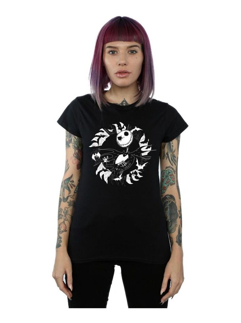 Disney - T-shirt NIGHTMARE BEFORE CHRISTMAS Noir - Kiabi