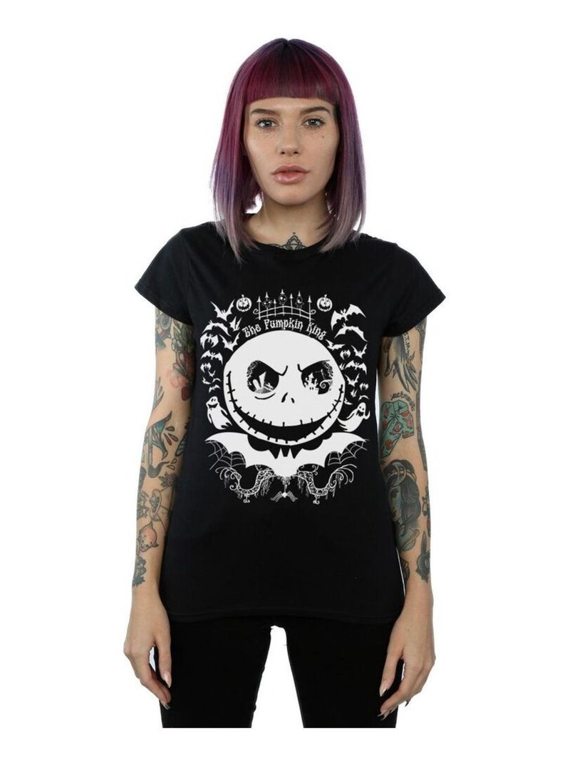 Disney - T-shirt NIGHTMARE BEFORE CHRISTMAS Noir - Kiabi