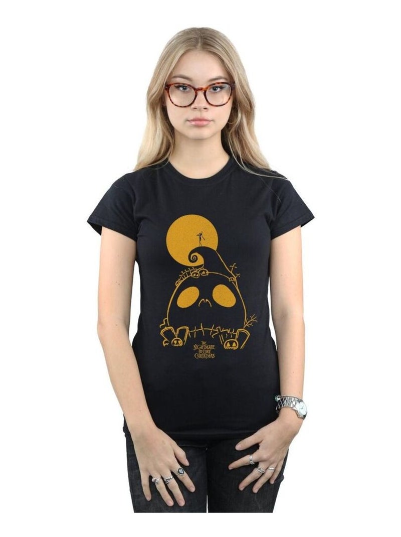 Disney - T-shirt NIGHTMARE BEFORE CHRISTMAS Noir - Kiabi
