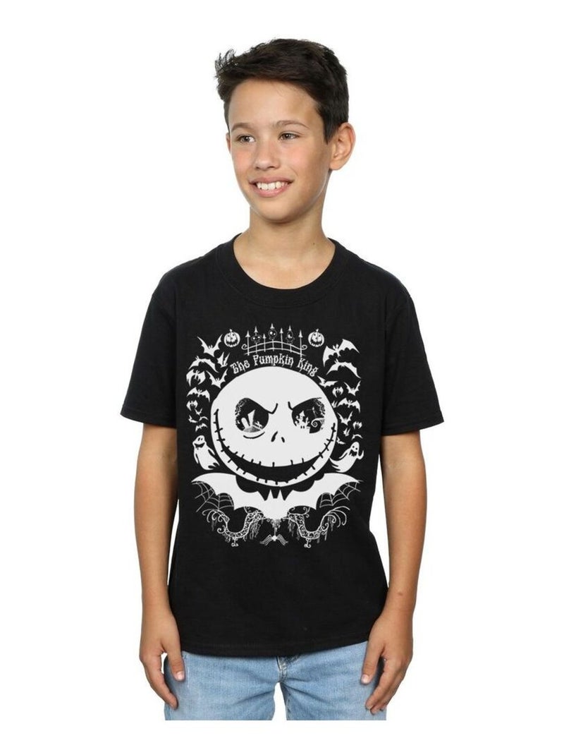Disney - T-shirt NIGHTMARE BEFORE CHRISTMAS Noir - Kiabi