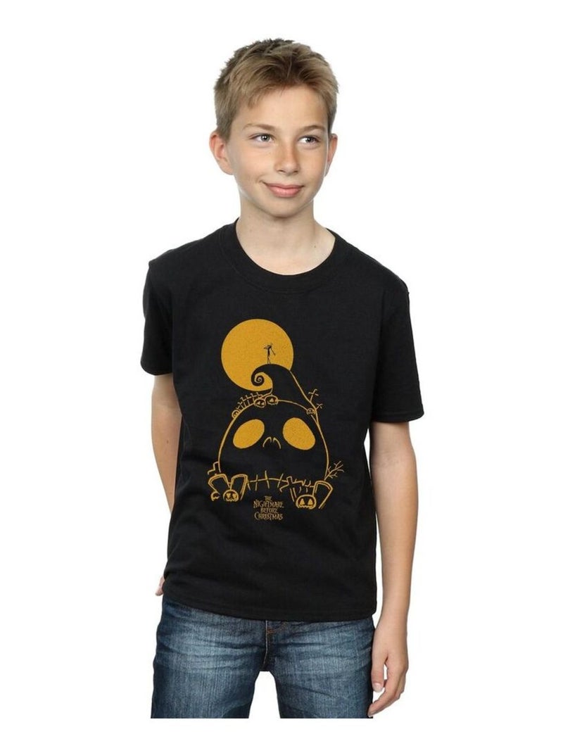 Disney - T-shirt NIGHTMARE BEFORE CHRISTMAS Noir - Kiabi