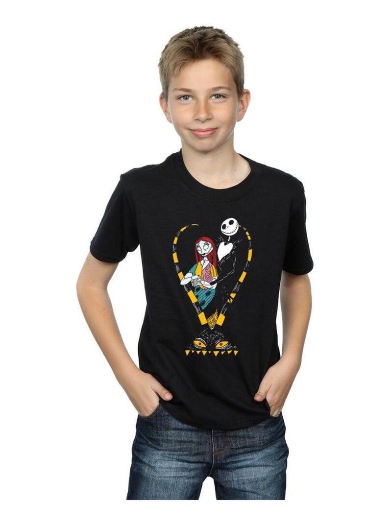 Disney - T-shirt NIGHTMARE BEFORE CHRISTMAS Noir - Kiabi
