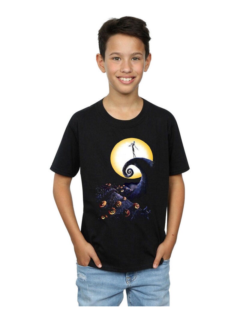 Disney - T-shirt NIGHTMARE BEFORE CHRISTMAS Noir - Kiabi