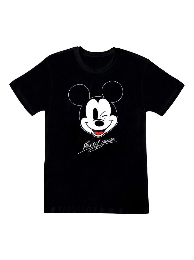 Disney - T-shirt Noir Blanc - Kiabi
