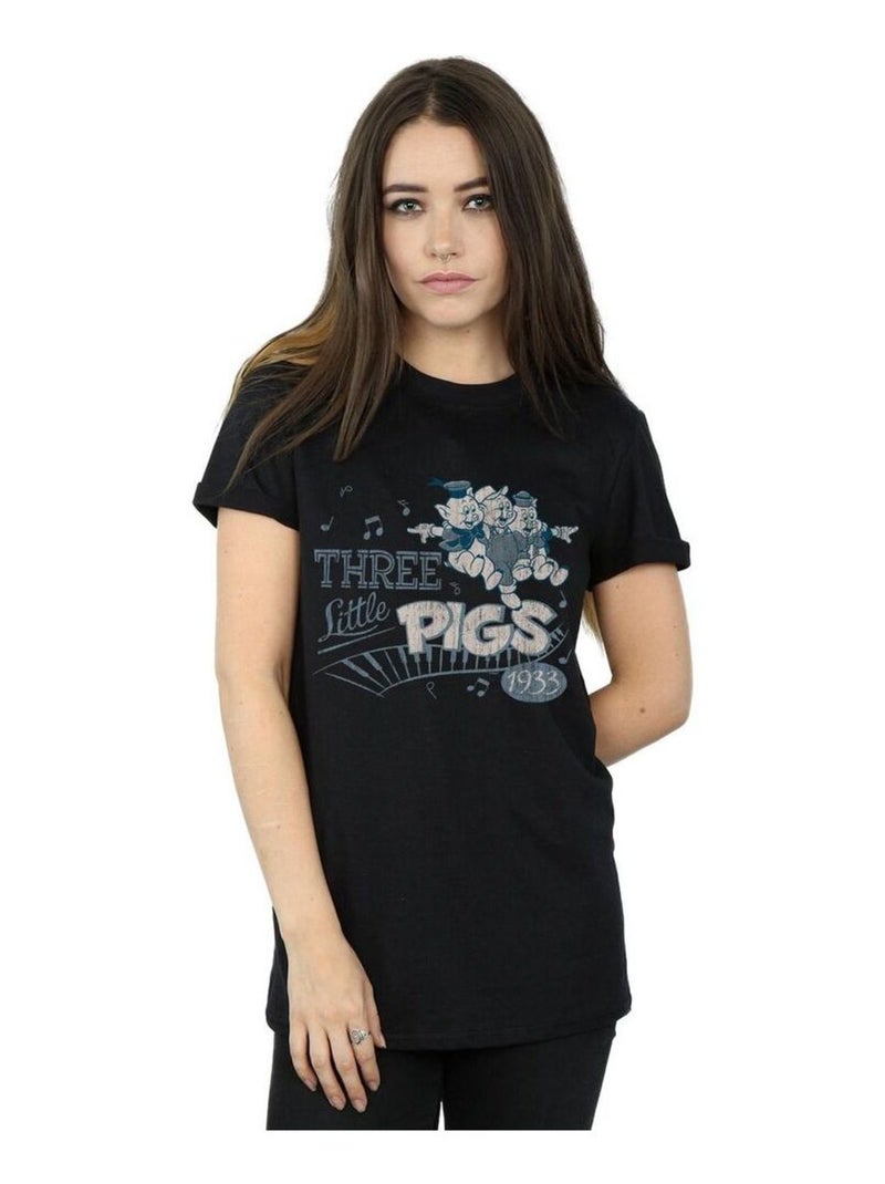 Disney - T-shirt Noir - Kiabi