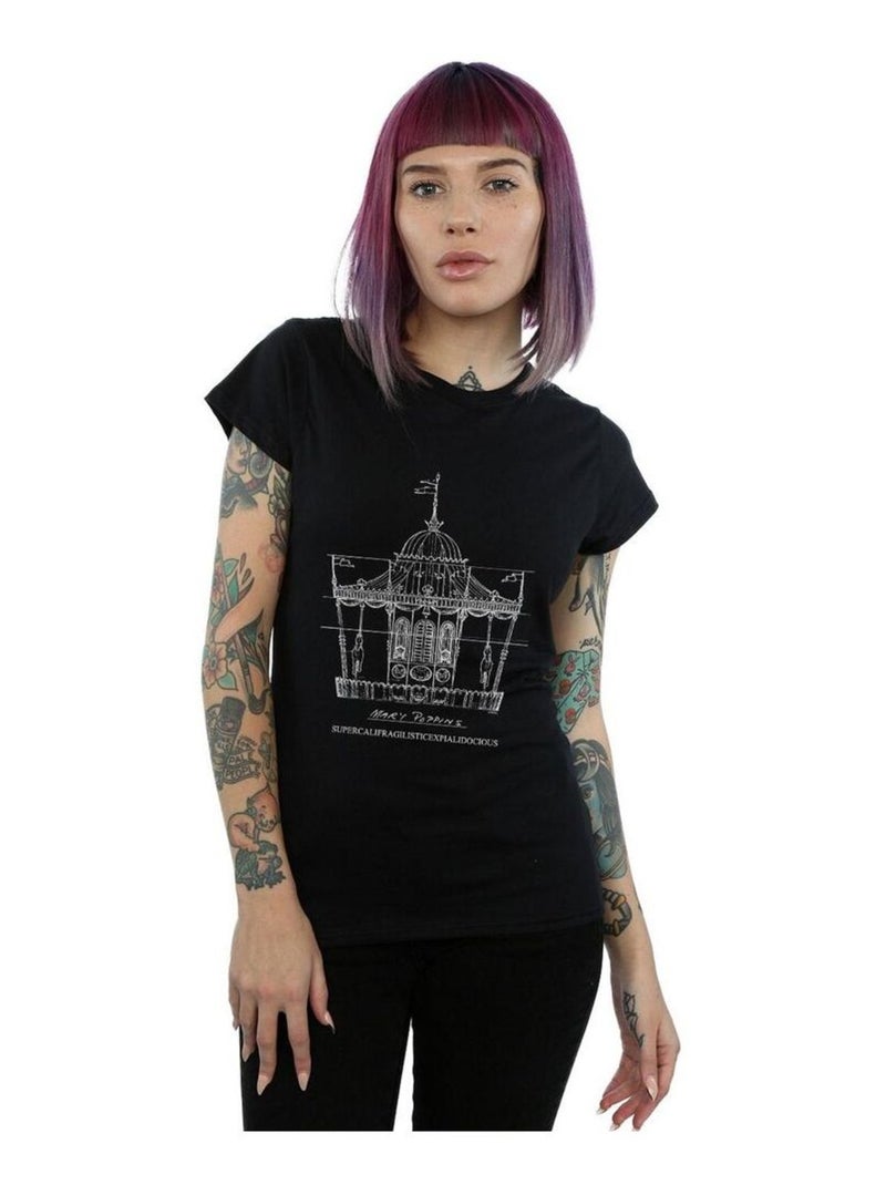 Disney - T-shirt Noir - Kiabi