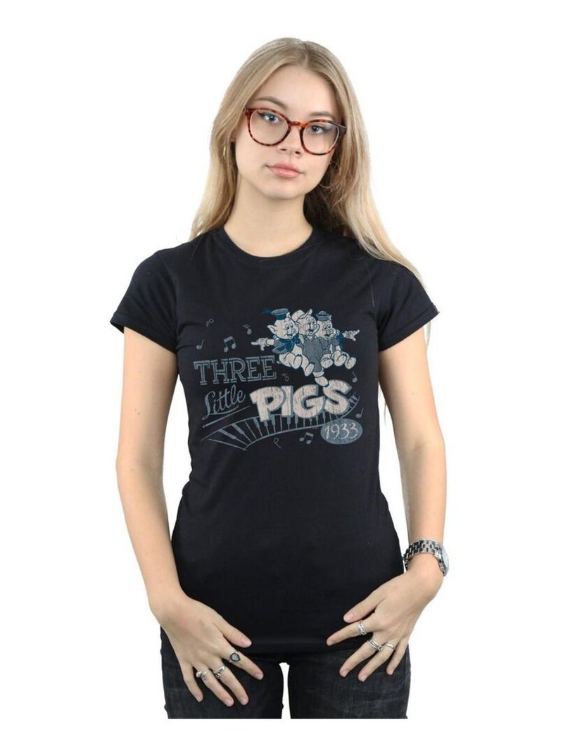 Disney - T-shirt Noir - Kiabi