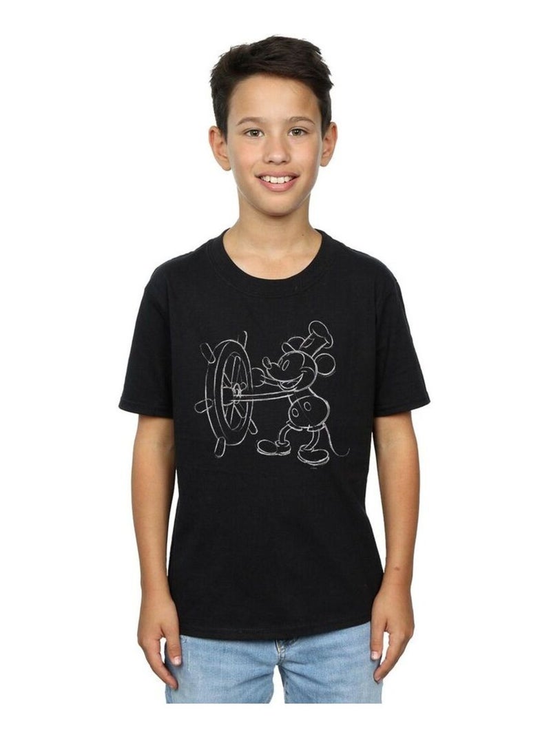 Disney - T-shirt Noir - Kiabi