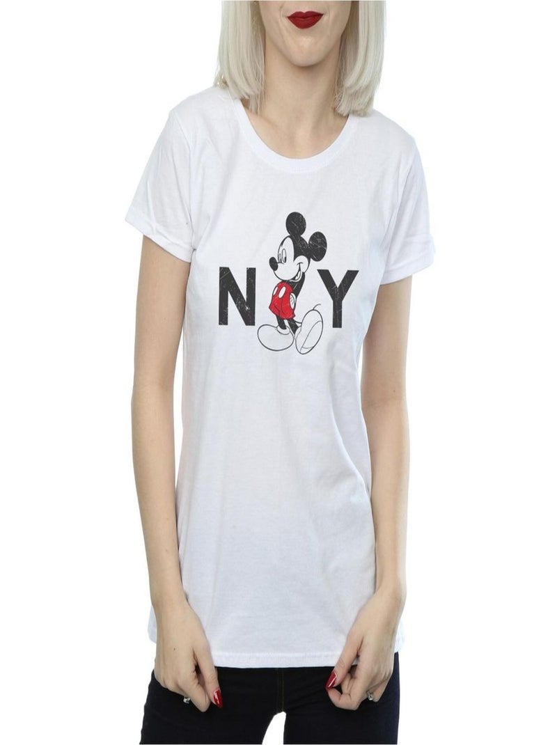 Disney - T-shirt NY Blanc - Kiabi