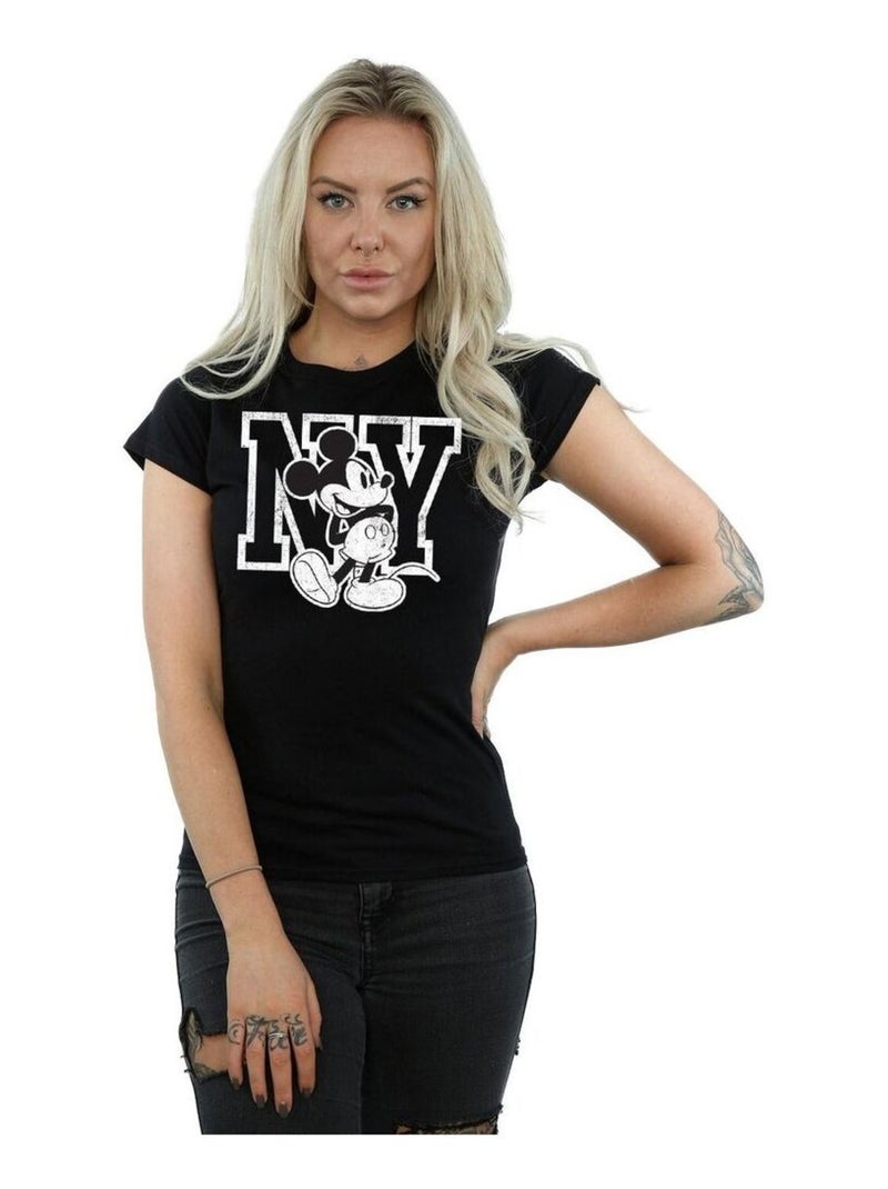 Disney - T-shirt NY Noir - Kiabi
