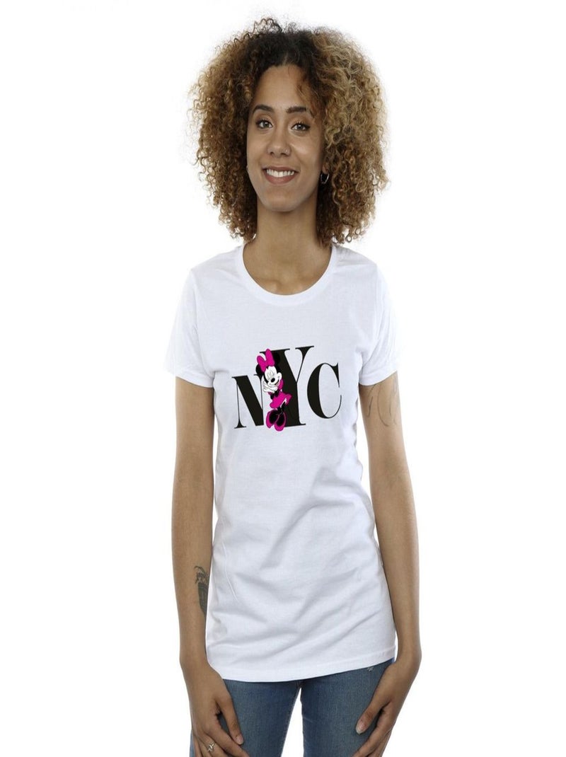 Disney - T-shirt NYC Blanc - Kiabi