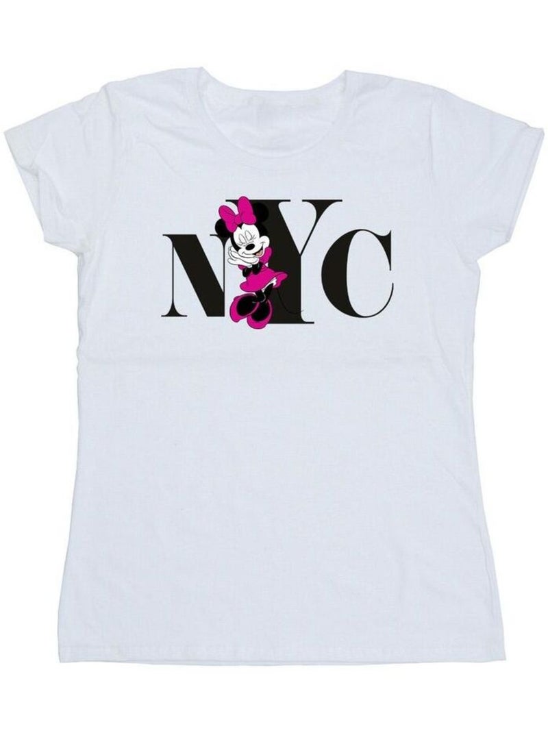 Disney - T-shirt NYC Blanc - Kiabi