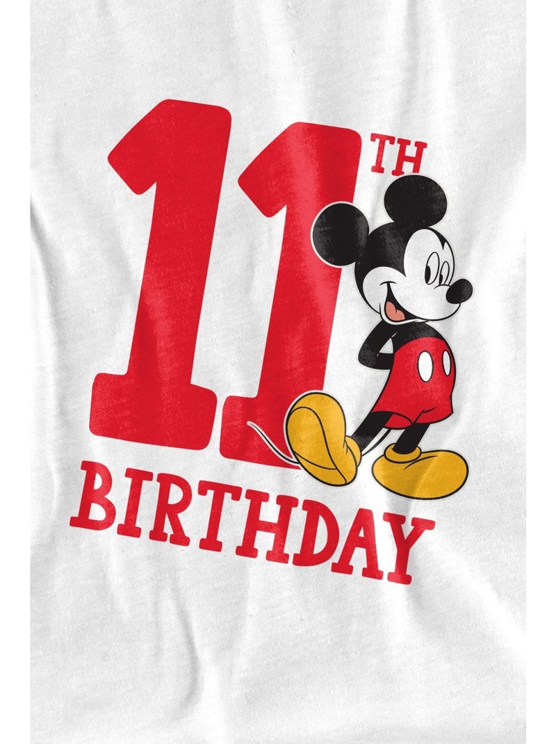 Disney - T-shirt (Occasion: 11ème anniversaire) Blanc - Kiabi