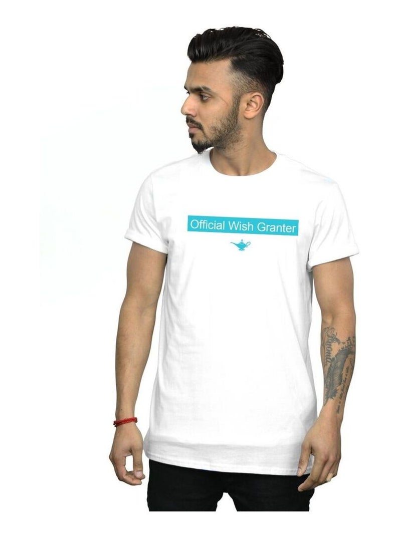 Disney - T-shirt OFFICIAL WISH GRANTER Blanc - Kiabi