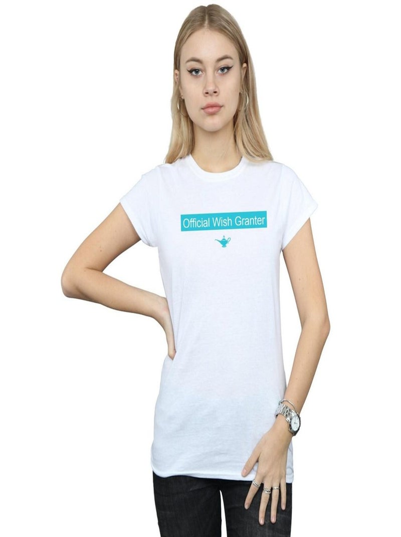 Disney - T-shirt OFFICIAL WISH GRANTER Blanc - Kiabi