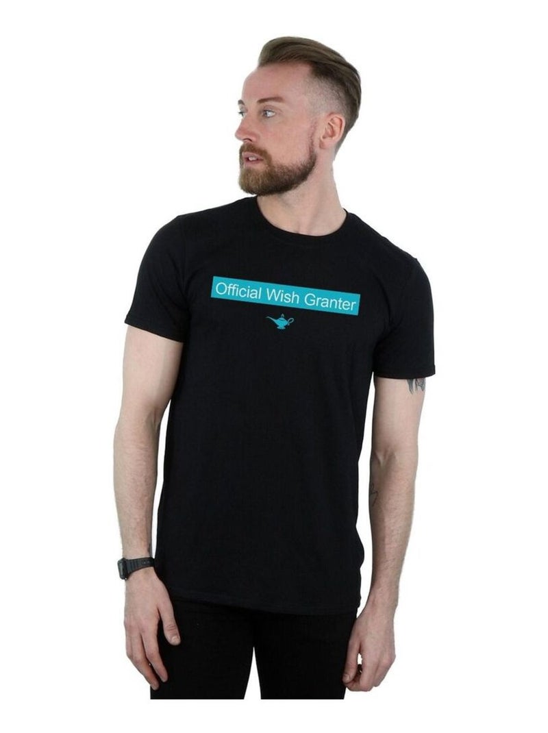 Disney - T-shirt OFFICIAL WISH GRANTER Noir - Kiabi