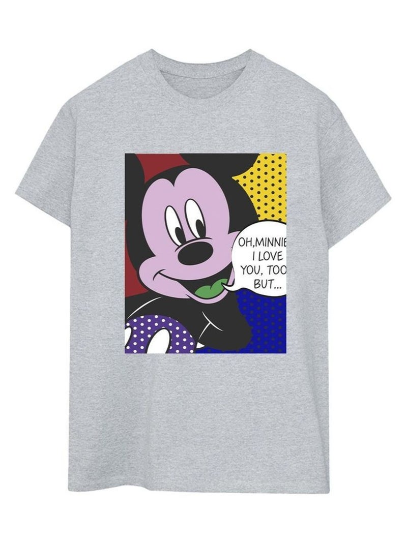 Disney - T-shirt OH Gris chiné - Kiabi