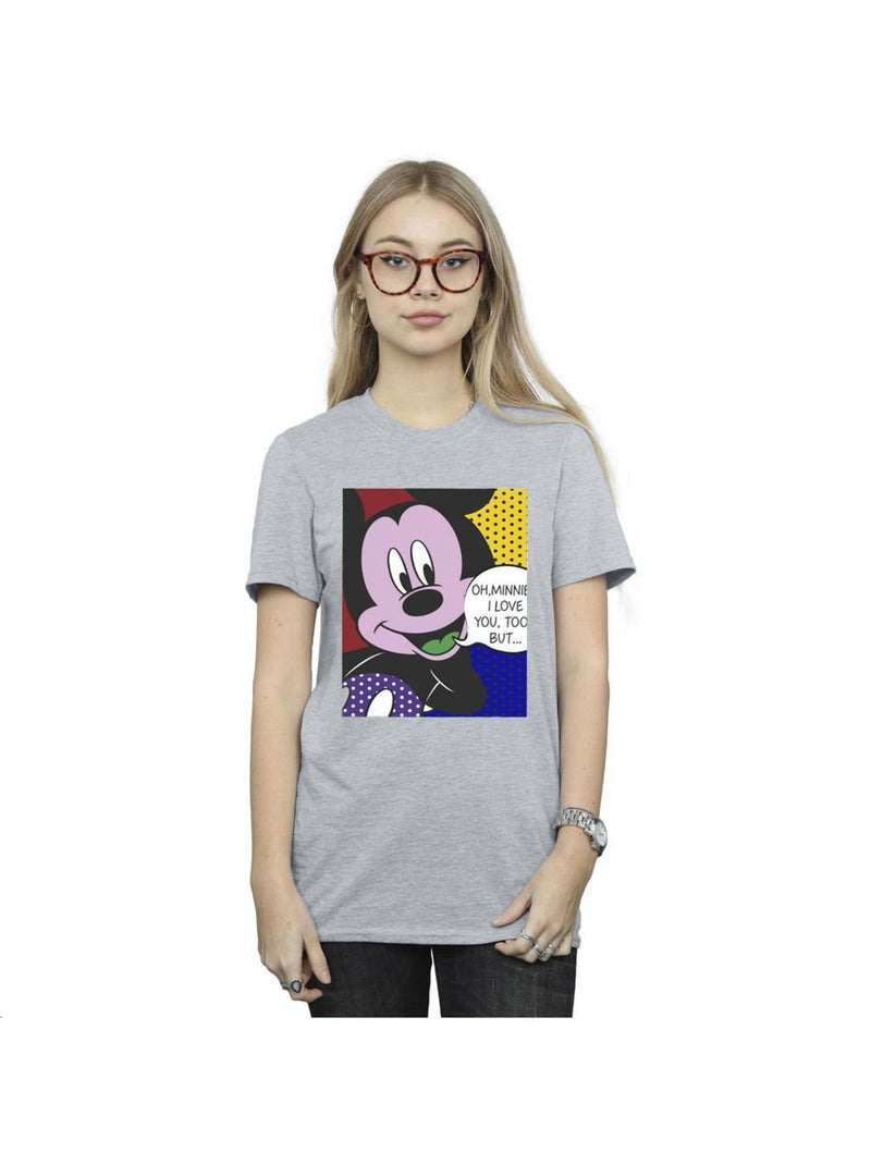 Disney - T-shirt OH Gris chiné - Kiabi
