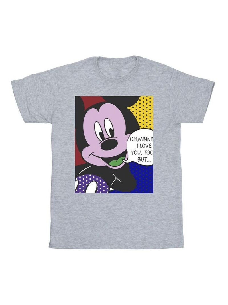 Disney - T-shirt OH Gris chiné - Kiabi