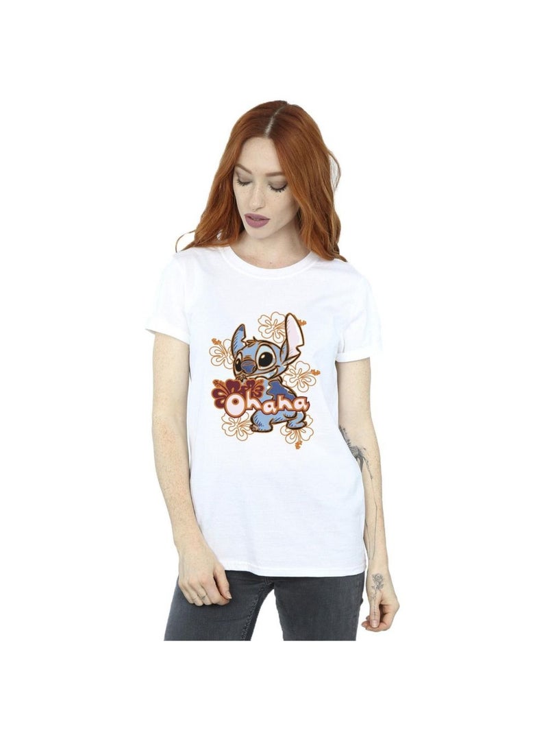 Disney - T-shirt OHANA Blanc - Kiabi