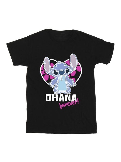 Disney - T-shirt OHANA FOREVER - Kiabi Disney - T-shirt OHANA FOREVER - Kiabi