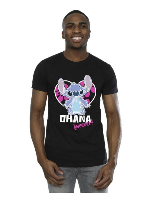 Disney - T-shirt OHANA FOREVER - Kiabi Disney - T-shirt OHANA FOREVER - Kiabi